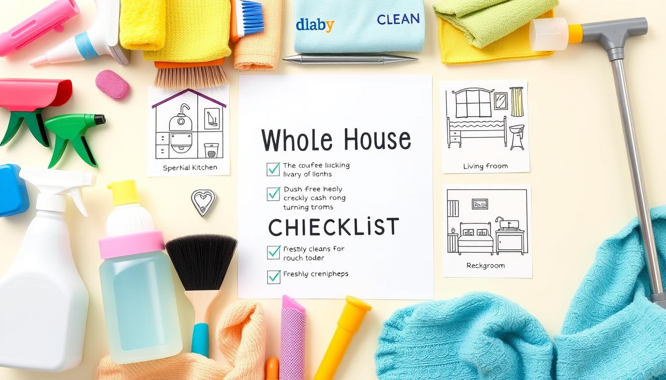 Whole House Deep Cleaning Checklist – Your Step-by-Step Guide